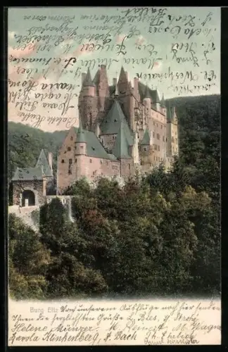 AK Eltz, Blick auf Burg Eltz