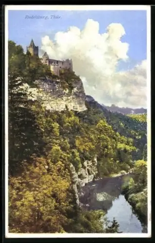 AK Die Rudelsburg in Thüringen