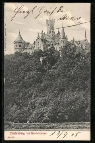 AK Nordstemmen, Blick zur Marienburg