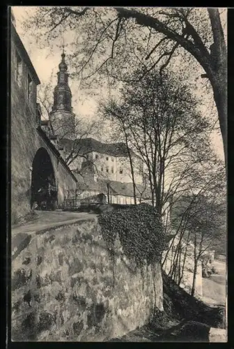 AK Schloss Weesenstein, Schlossaufgang