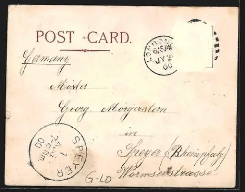 Lithographie London, London Bridge