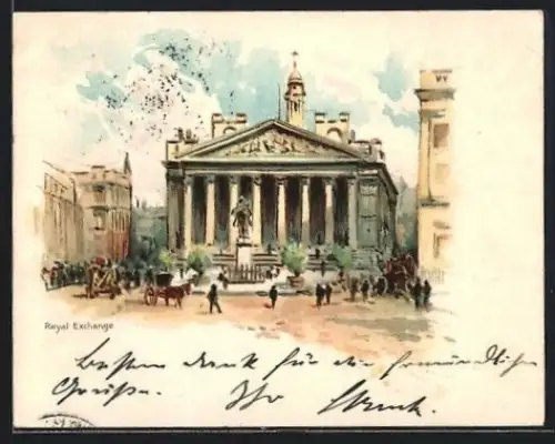 Lithographie London, Royal Exchange