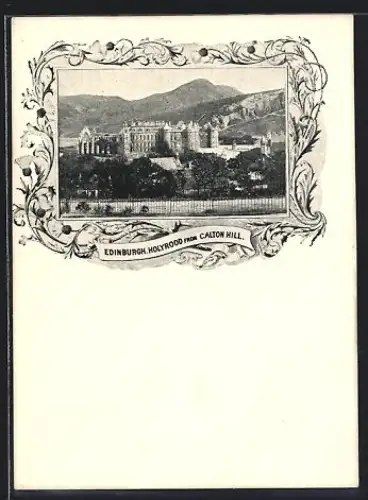 Mini-AK Edinburgh, Holyrood seen from Calton Hill