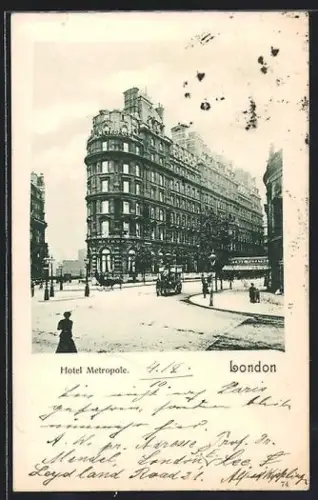Mini-AK London, Hotel Metropole