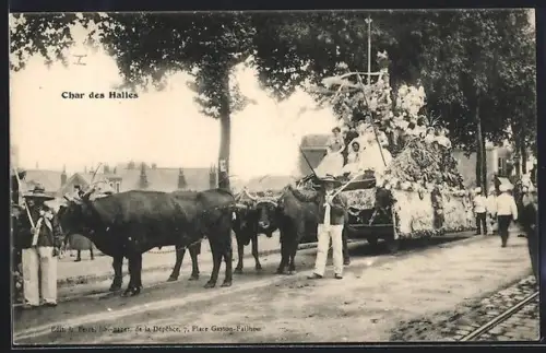 AK Tours, Char des Halles lors d`une parade festive