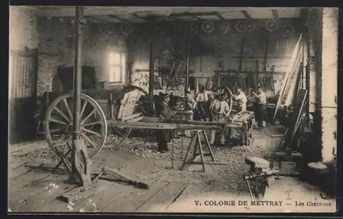AK Mettray, Les Charrons à la Colonie de Mettray