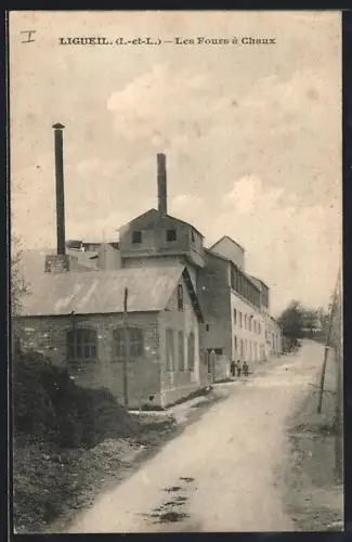 AK Ligueil /I.-et-L., Les Fours à Chaux