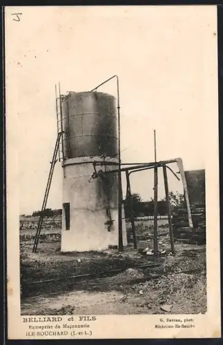 AK Île-Bouchard /I.-et-L., Belliard et Fils, Entreprise de Maconnerie