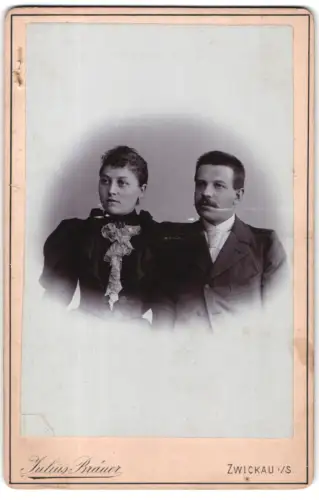 Fotografie Julius Bräuer, Zwickau, Werdauer-Strasse 28, Paarportrait