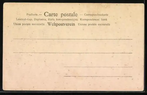 AK Geldschein über eintausend Mark