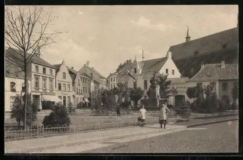 AK Erkelenz, Johannismarkt und Kirchstrasse