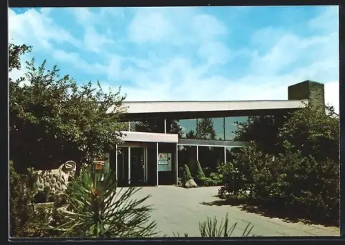 AK Alltertal, Autobahnrasthaus mit Strassenpartie