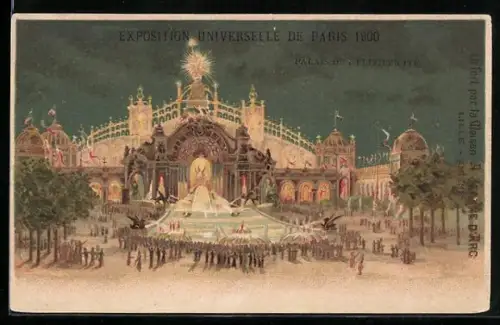 AK Exposition Universelle de Paris 1900, Palais de L`Electriciti