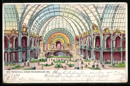 AK Paris, Exposition Beaux Arts, Galerie des Grand Palais, Ausstellung