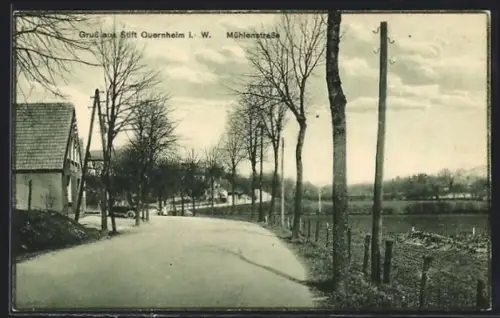AK Quernheim i. W., Parite in der Mühlenstrasse