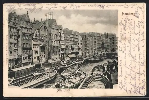AK Hamburg, Alte Stadt, Fleetpartie