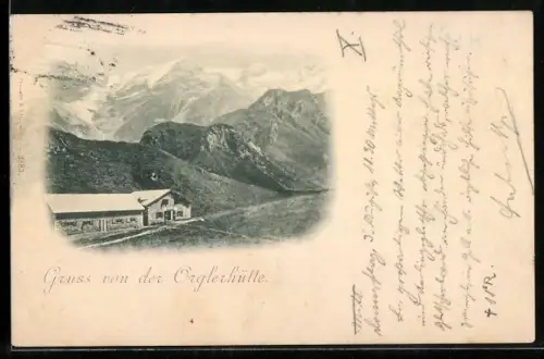 AK Orglerhütte, Mit Umgebung und Gebirgspanorama