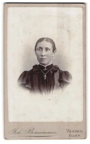 Fotografie Joh. Bornemann, Verden /Aller, Porträt einer Dame