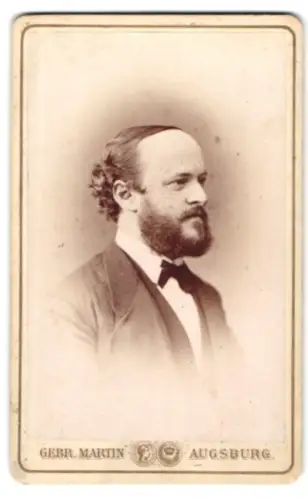 Fotografie Gebrüder Martin, Augsburg, Porträt eines Herren