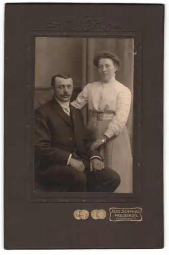 Fotografie Max Seifert, Freiberg, Poststrasse 11, Paarporträt