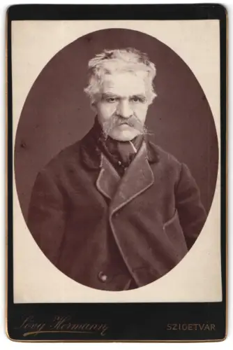 Fotografie Lövy Hermann, Szigetvár, Porträt eines älteren Herrn
