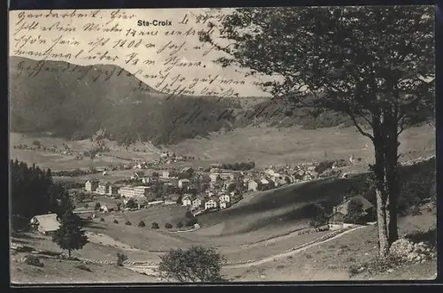 AK Ste-Croix, Blick auf den Ort