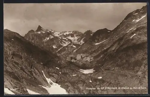 AK Grand-Saint-Bernard, Hospice et chaine du Pain de Sucre