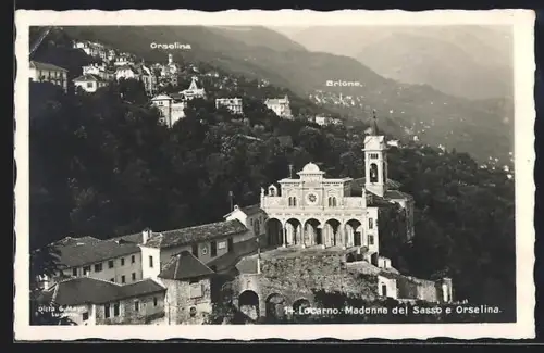 AK Locarno, Madonna del Sasso e Orselina