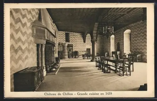 AK Chillon, Château de Chillon, Grande cuisine en 1439