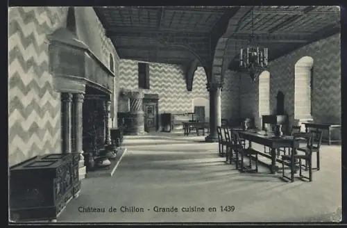 AK Chillon, Château de Chillon, Grande cuisine en 1439