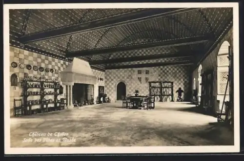 AK Chillon, Château de Chillon, Salle des Fêtes et Musée