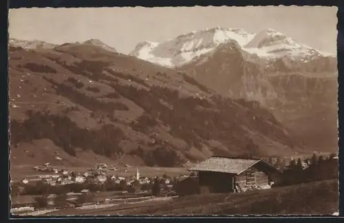 AK Lenk, Ortsansicht mit Wildstrubel