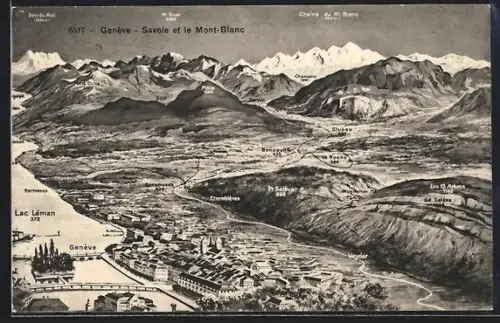 AK Genève, Savoie et le Mont-Blanc