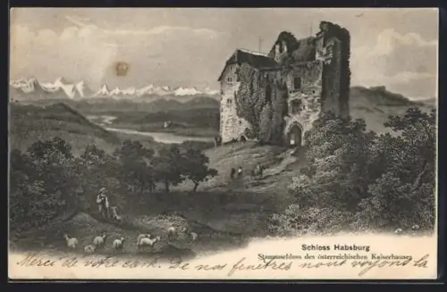 AK Habsburg, Schloss, Stammschloss des österreichischen Kaiserhauses