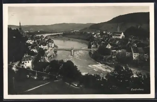 AK Laufenburg, Ortspartie mit Brücke
