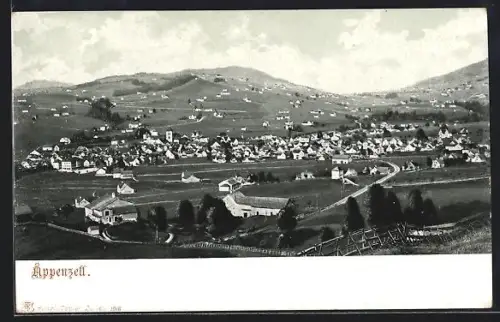AK Appenzell, Ortspanorama