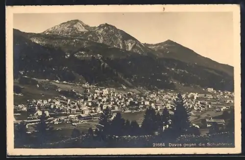 AK Davos, Teilansicht gegen die Schiahörner