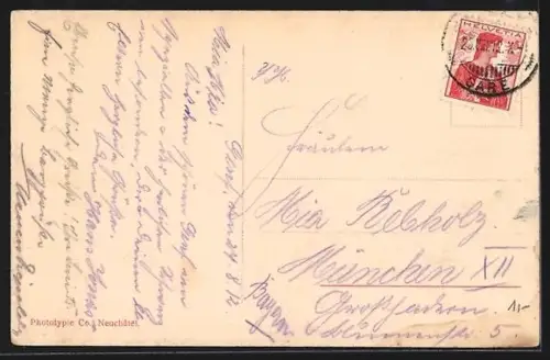 AK Genève, Rade et Mont Blanc