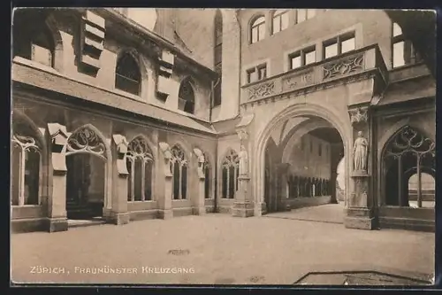 AK Zürich, Fraumünster, Kreuzgang