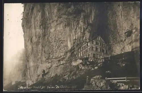 AK Aescher, Blick zum Wildkirchli