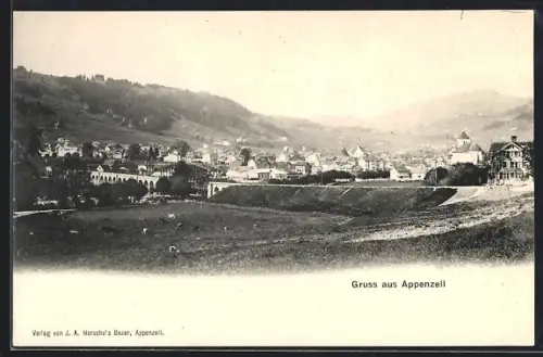 AK Appenzell, Ortsansicht