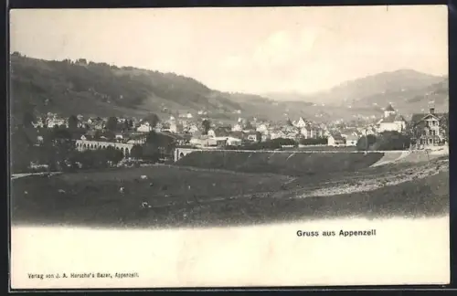 AK Appenzell, Ortsansicht