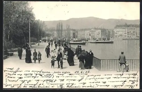 AK Genève, Jardin anglais