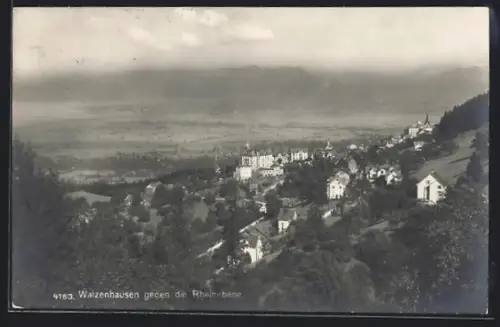 AK Walzenhausen, Stadt gegen die Rheinebene