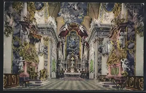 AK Einsiedeln, Stiftskirche, Hochaltar