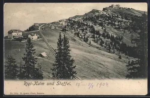 AK Rigi-Kulm, Hotel und Staffel