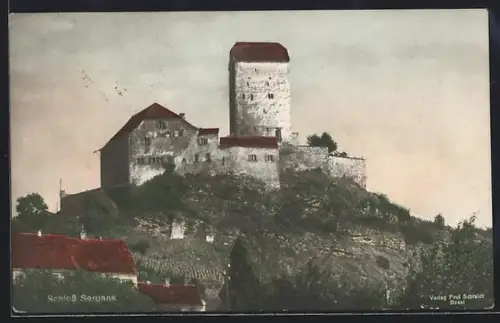 AK Sargans, Blick auf das Schloss