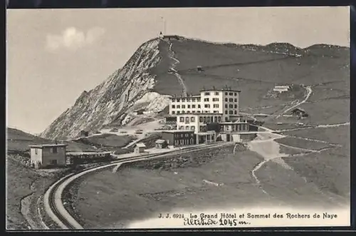 AK Rochers de Naye, Le Grand Hôtel et Sommet