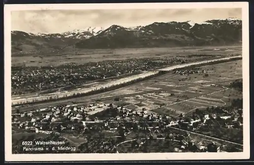 AK Walzenhausen, Panorama v. d. Meldegg