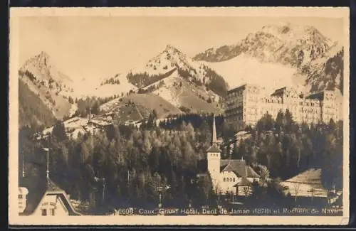 AK Caux, Grand Hotel, Dend de Jaman et Rochers de Naye
